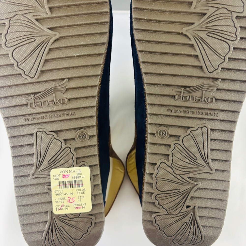 New Dansko Merrin Blue Slingback Mule Comfort Shoes Women's Size 42 | 11.5 - Picture 8 of 10